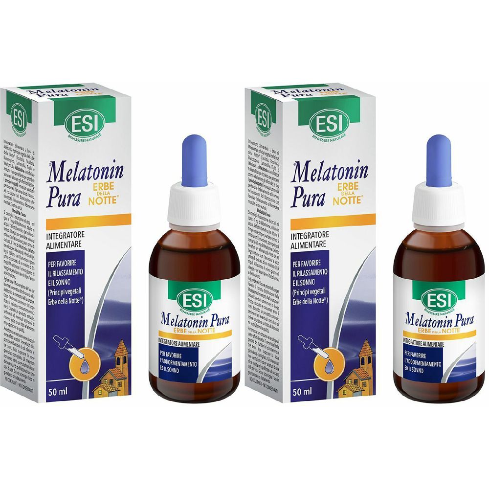 Melatonin Pura Erbe Della Notte Gocce Set da 2