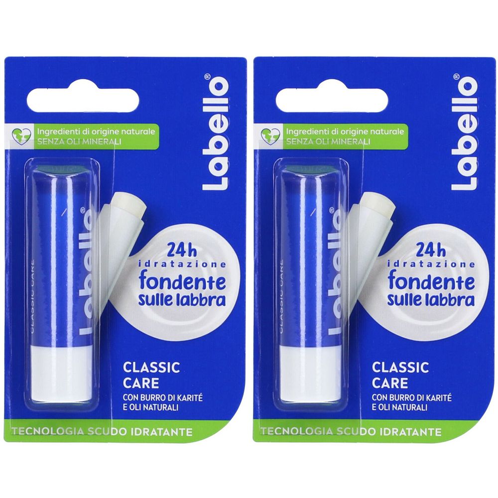 Labello® Classic Care Balsamo Labbra Set da 2