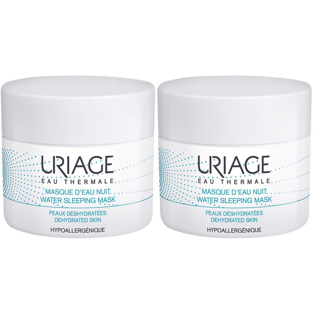 URIAGE Eau Thermale Maschera Notte all'Acqua Set da 2