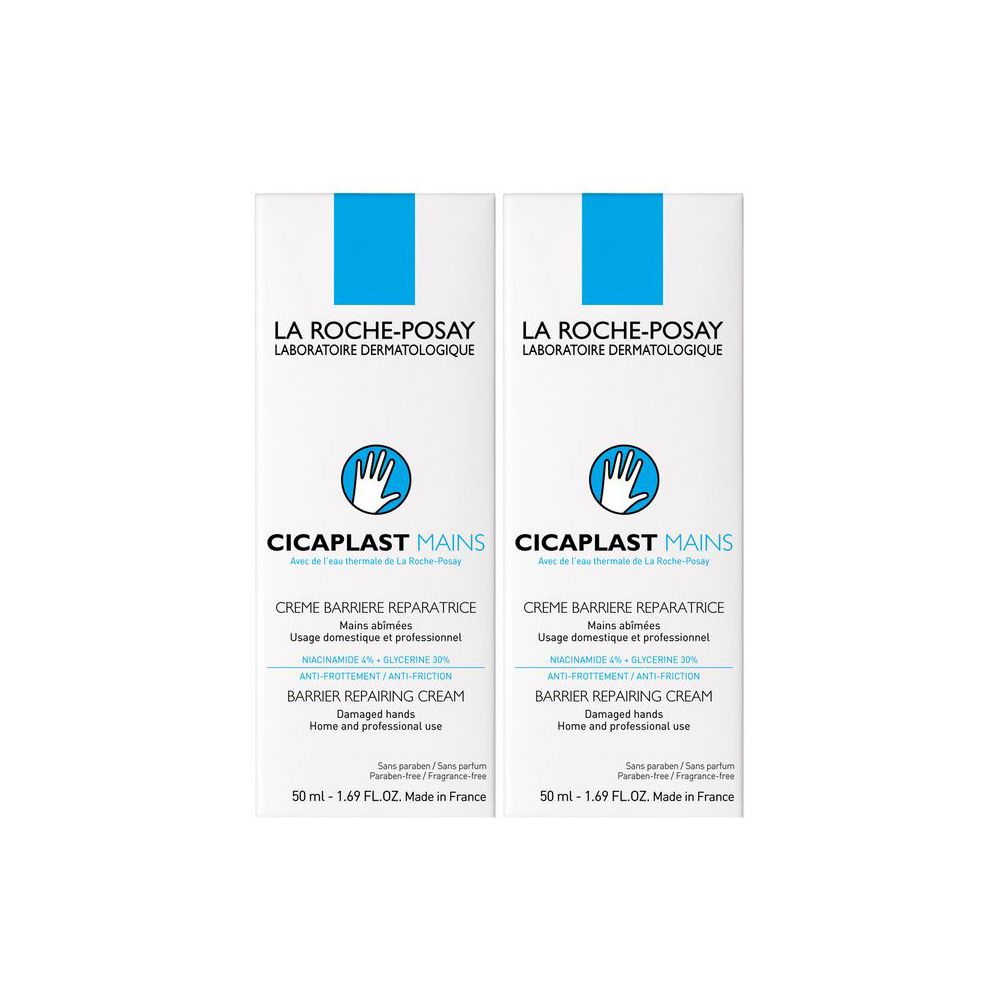 La Roche-Posay Cicaplast Mani Crema Riparatrice 50 ml Set da 2