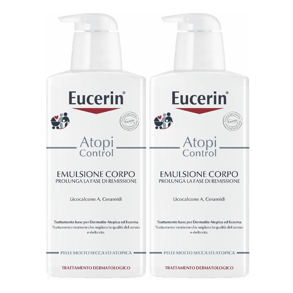 Image of Eucerin AtopiControl Emulsione Corpo 400ml crema corpo Set da 2