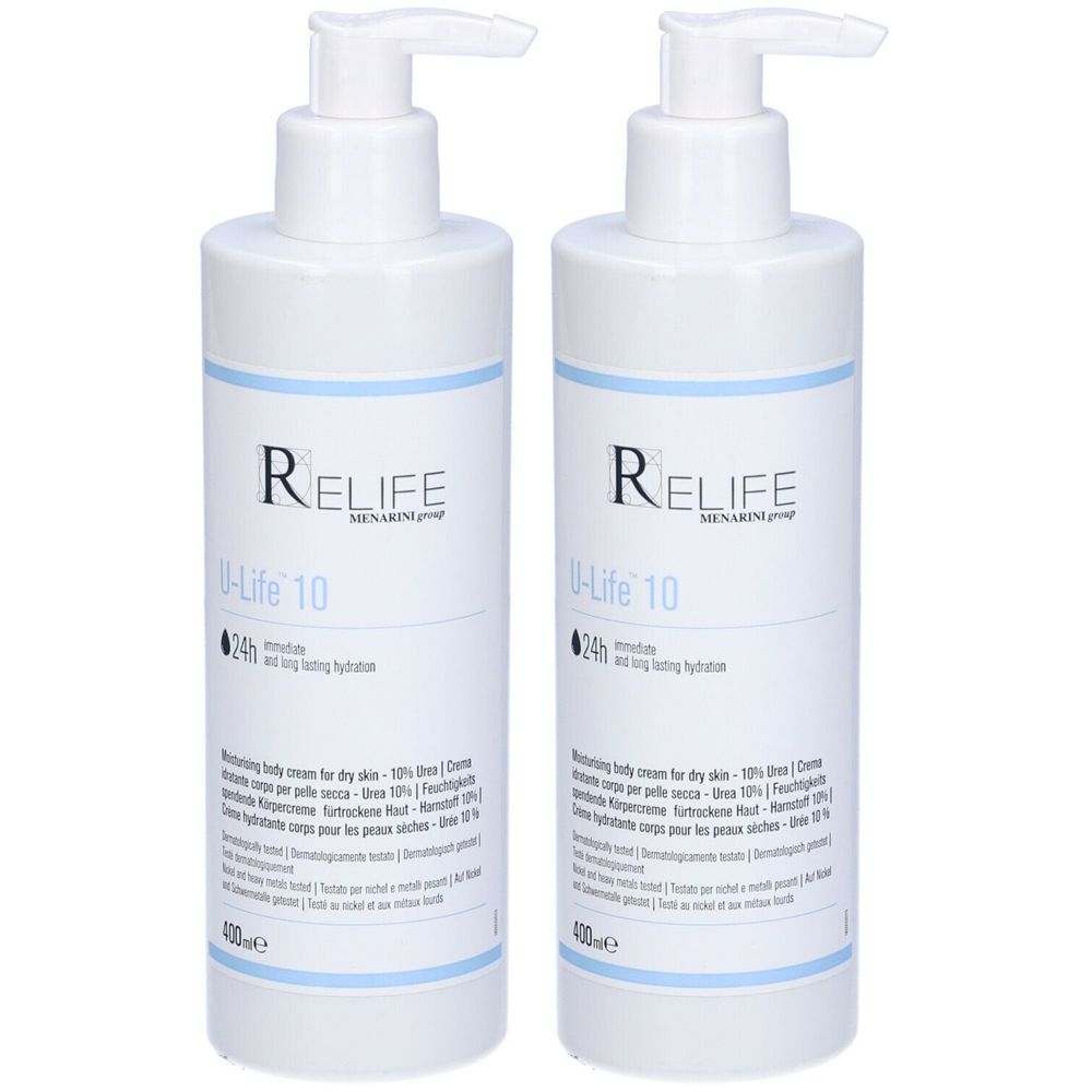 Menarini Relife U-life 10 Crema Corpo Set da 2