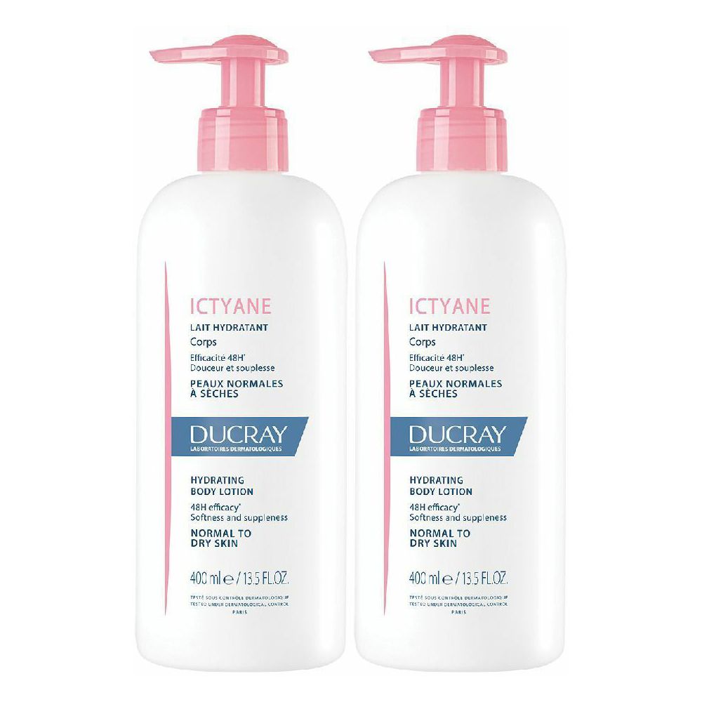 DUCRAY Ictyane Latte Idratante Corpo Set da 2
