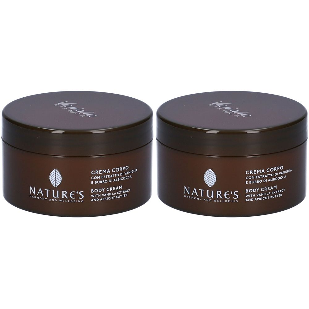 NATURE'S Vaniglia Bianca Crema Corpo Set da 2