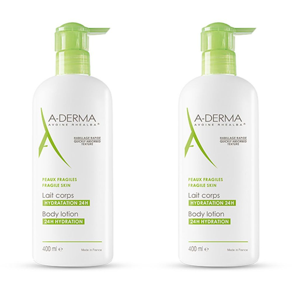 A-DERMA Les Indispensables Latte Corpo Idratante Set da 2