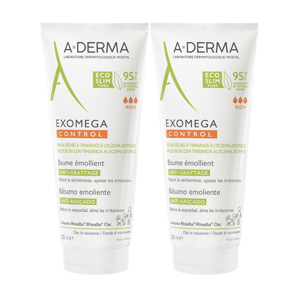 A-Derma, Balsamo Emolliente "anti-grattage" - Exomega Control