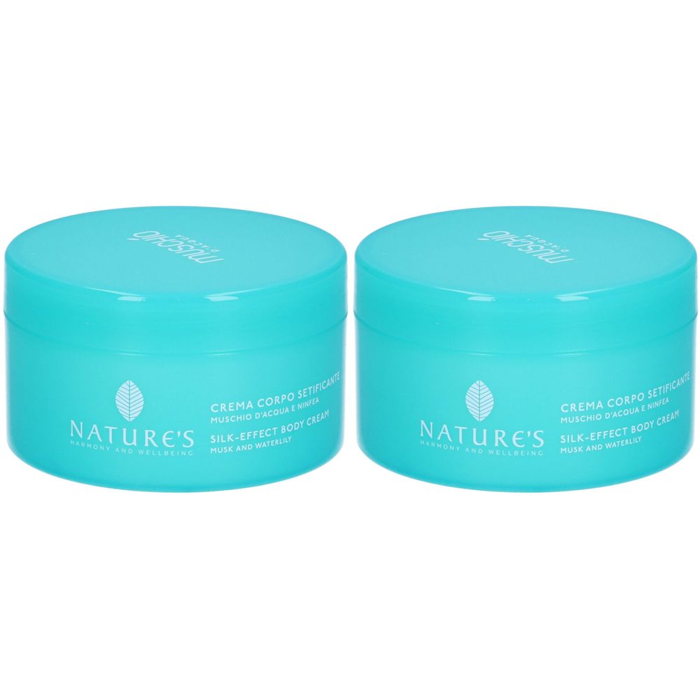 NATURE'S Muschio d'Acqua Crema Corpo Setificante Set da 2