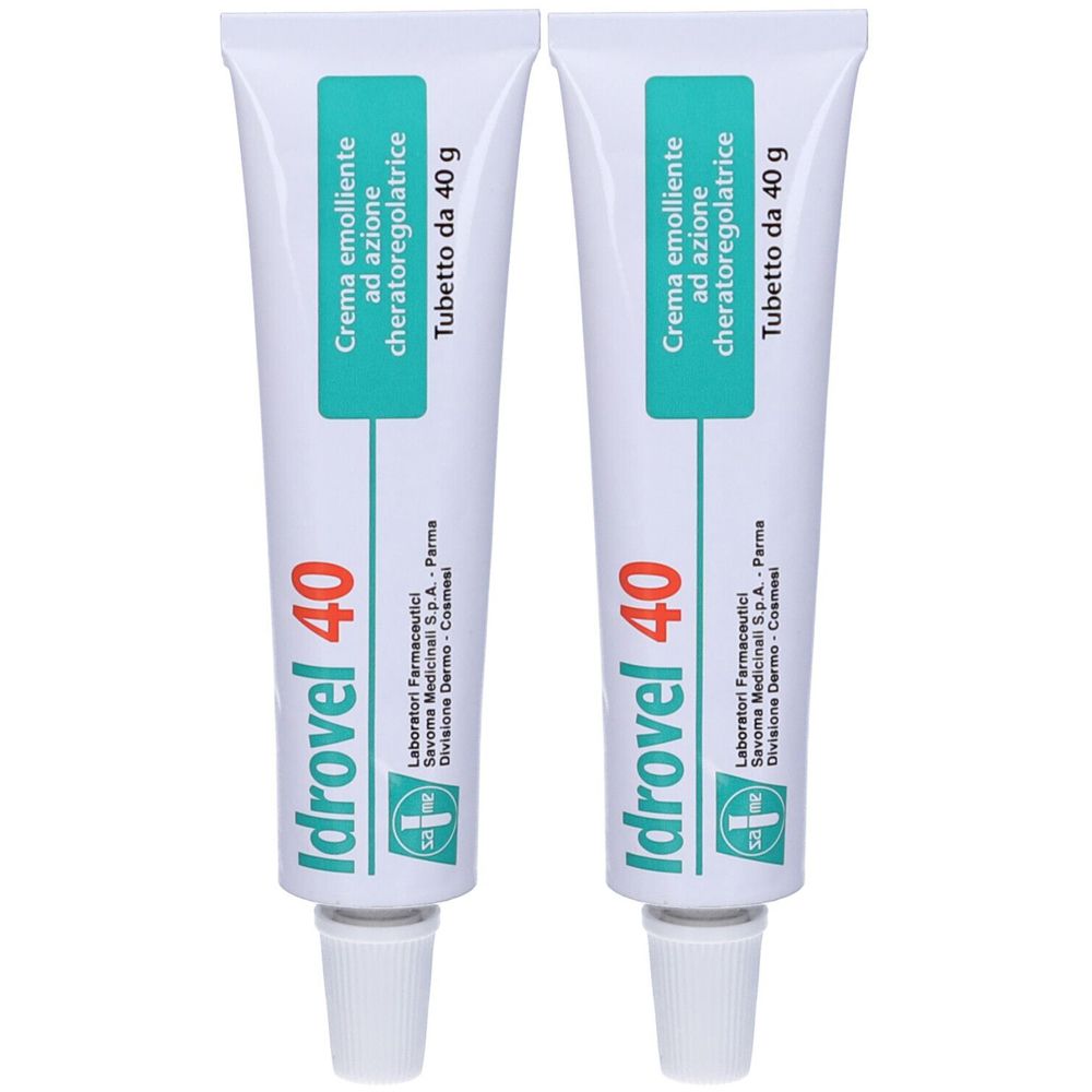 Idrovel 40 Crema Emoliente Set da 2