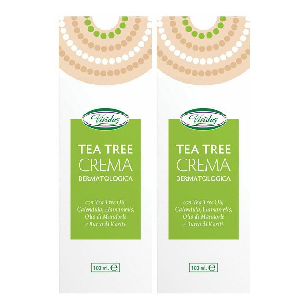 Tea Tree Crema Dermatologica Set da 2
