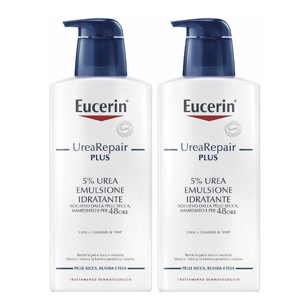 Eucerin® UreaRepair Emulsione Idratante 5% Urea Set da 2