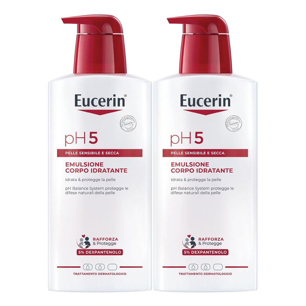 Eucerin Ph 5 Emulsione Corpo Idratante Set da 2