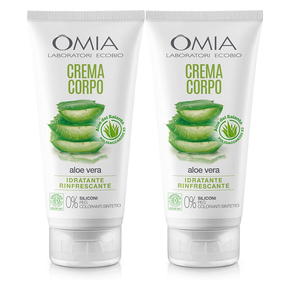 OMIA Crema Corpo Aloe del Salento Set da 2
