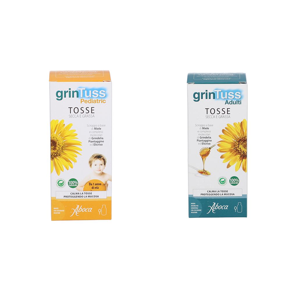 Aboca® Grintuss Adulti Sciroppo + Grintuss Pediatric Tosse Secca e Grassa