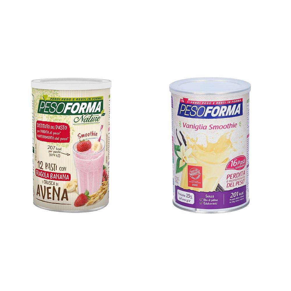 PESOFORMA® Vaniglia Smoothie + Smoothie Nature