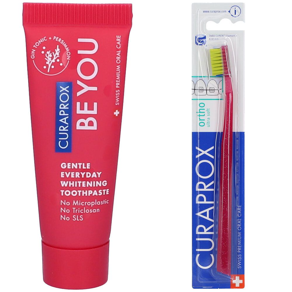 Curaprox Be You Dentifricio Gusto Gin Tonic + CS 5460 Ortho Spazzolino