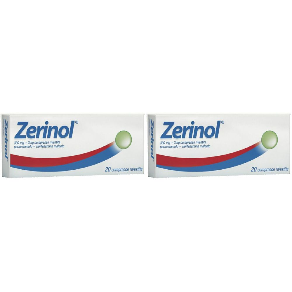 Zerinol Compresse Rivestite 2x20 pz Compresse rivestite con film