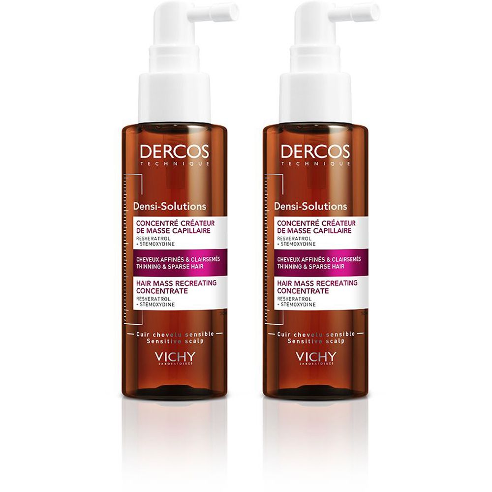Vichy Densi -Solutions  - Trattamento concentrato moltiplicatore di massa capillare 100 ml Set da 2