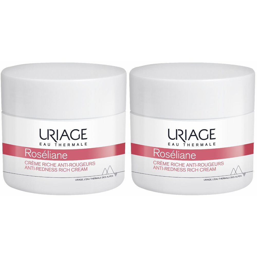 URIAGE Roseliane Crema Ricca Anti-Rossori Set da 2