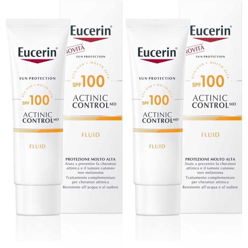 Eucerin Actinic Control MD SPF100 80 ml crema sun Set da 2