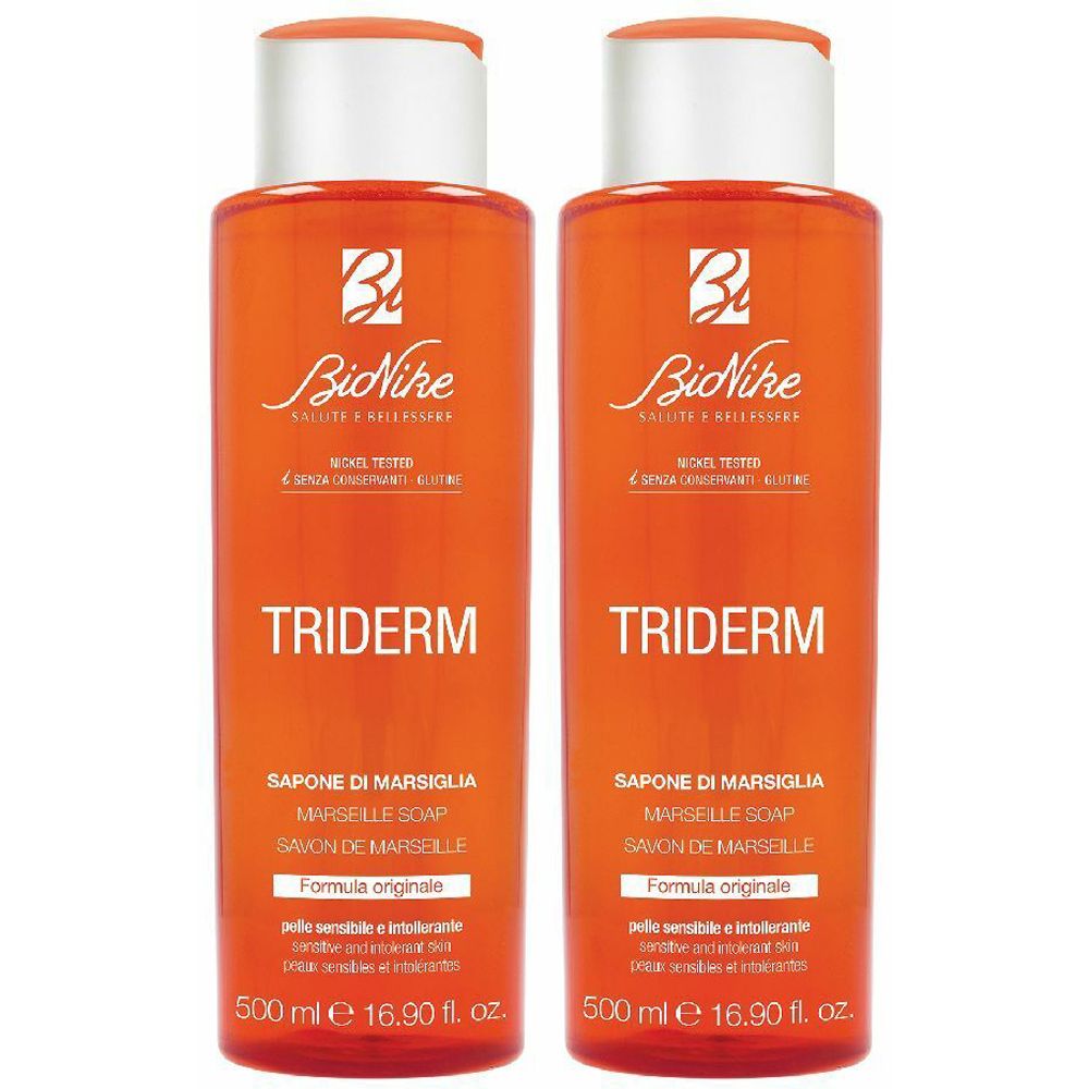 Bionike Triderm Sapone di Marsiglia Set da 2