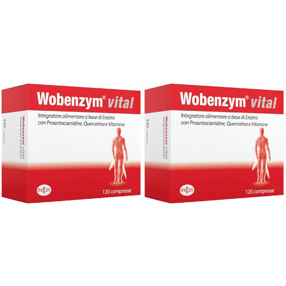 Wobenzym® Vital 120 Compresse Set da 2