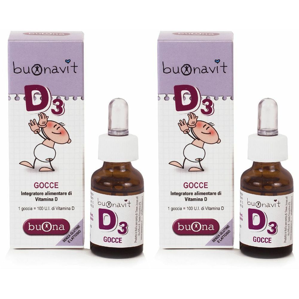 Buonavit D3 Gocce Set da 2