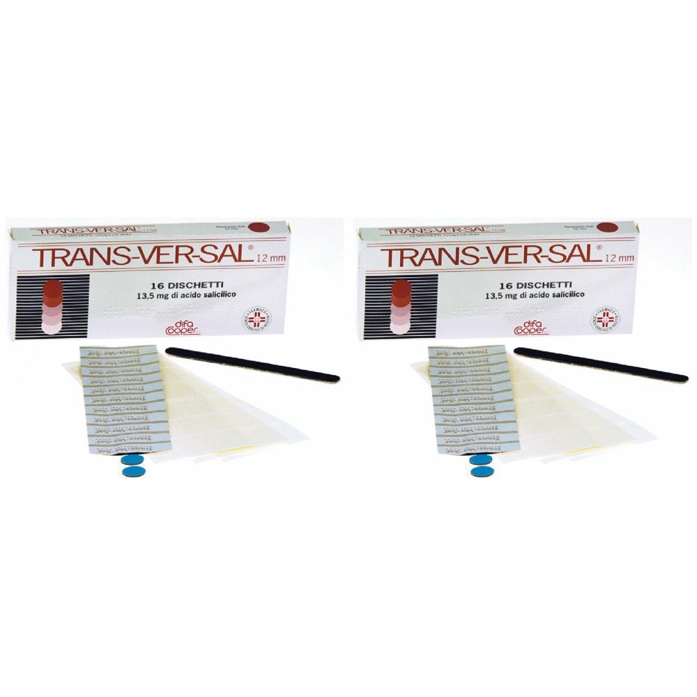 TRANS-VER-SAL® 16 Cerotti Transdermici 13,5 mg 12 mm Set da 2