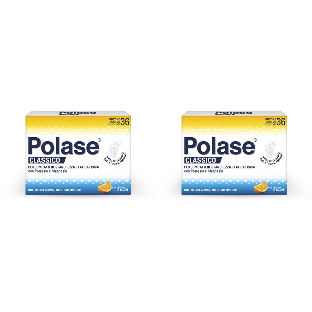 Polase Arancia Integratore Potassio e Magnesio Arancia Set da 2