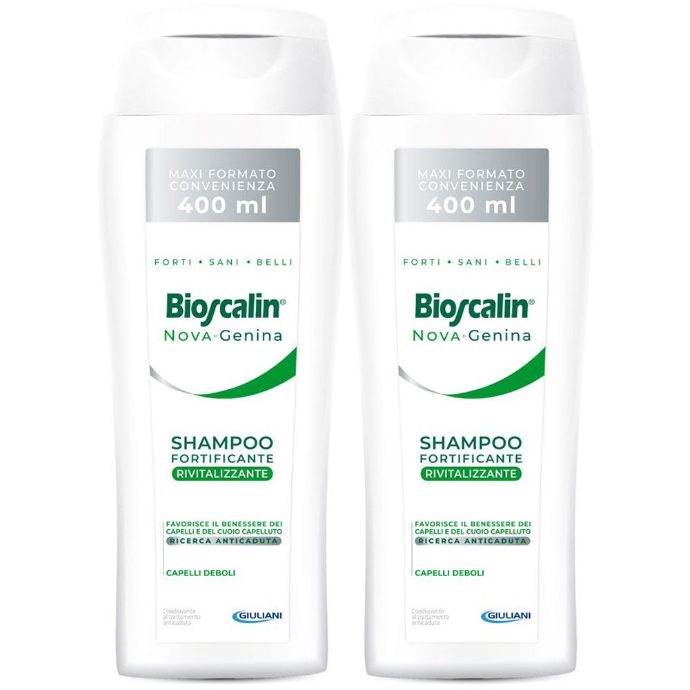 Bioscalin® Nova Genina Shampoo Fortificante Rivitalizzante Set da 2
