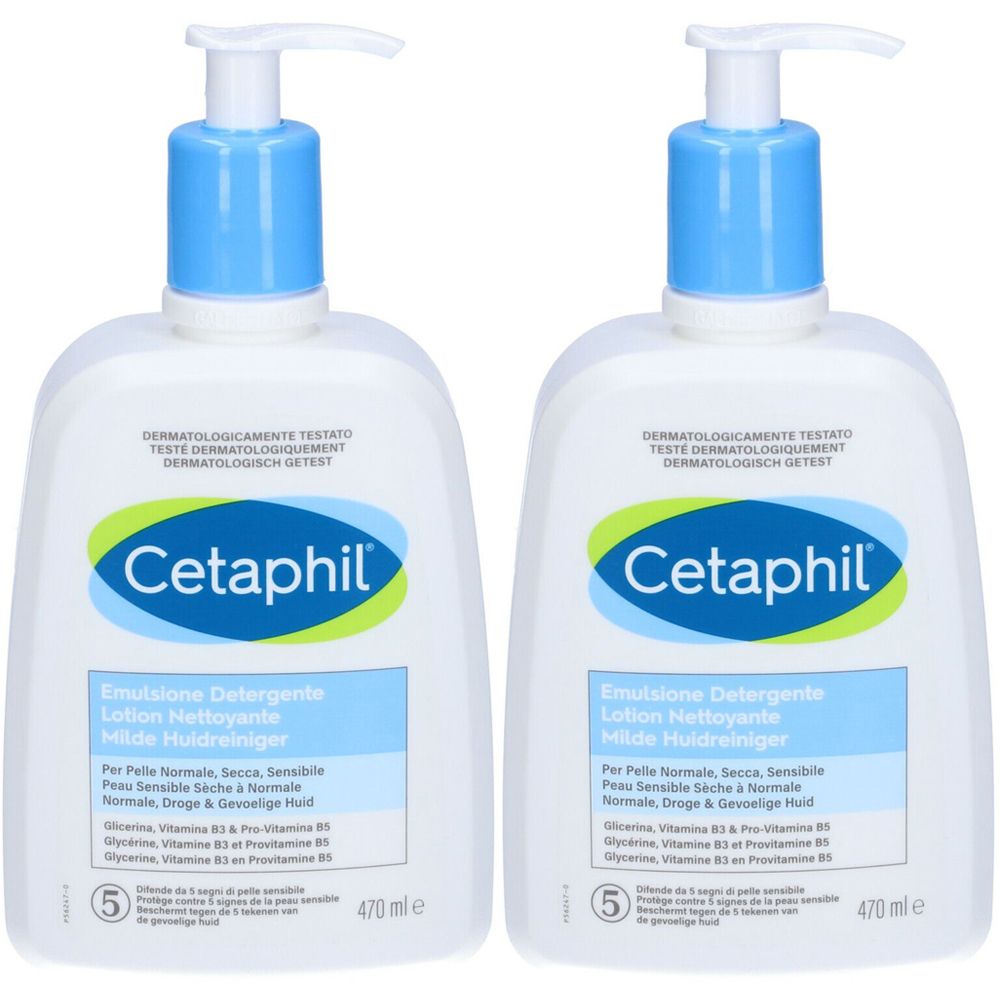 Cetaphil Emulsione Detergente Set da 2