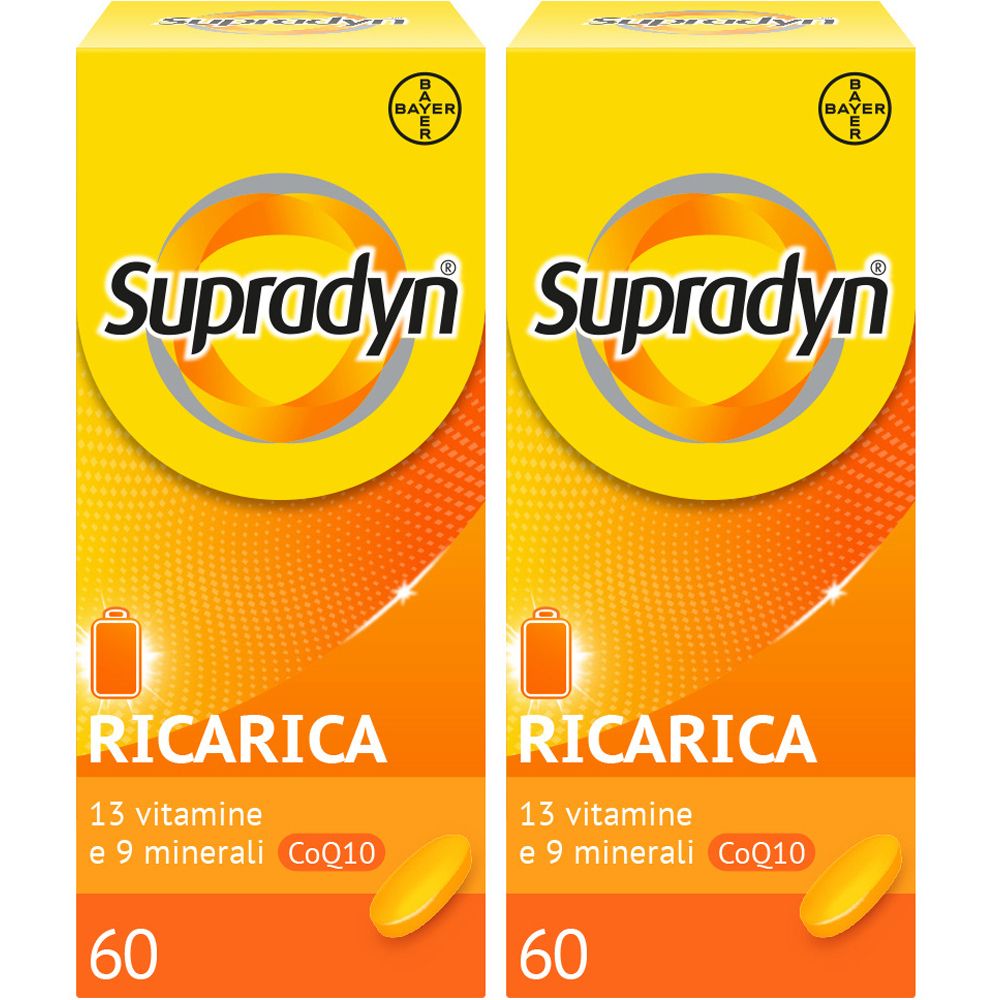 Supradyn Ricarica Integratore Multivitaminico e Minerali Compresse Set da 2