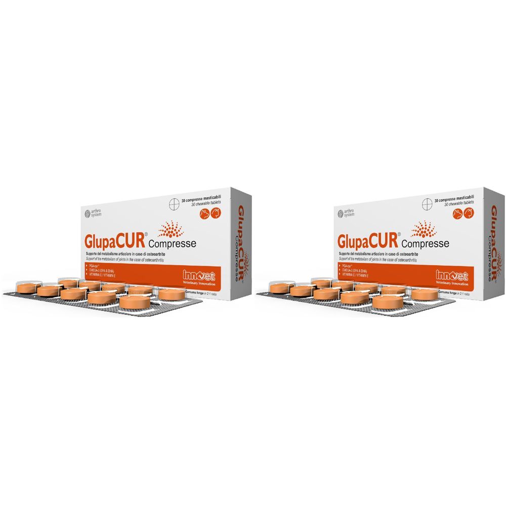 Innovet GlupaCUR Compresse Cani e Gatti Set da 2