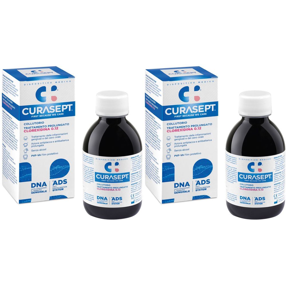 CURASEPT® ADS Trattamento Prolungato Clorexidina 0.12 Set da 2