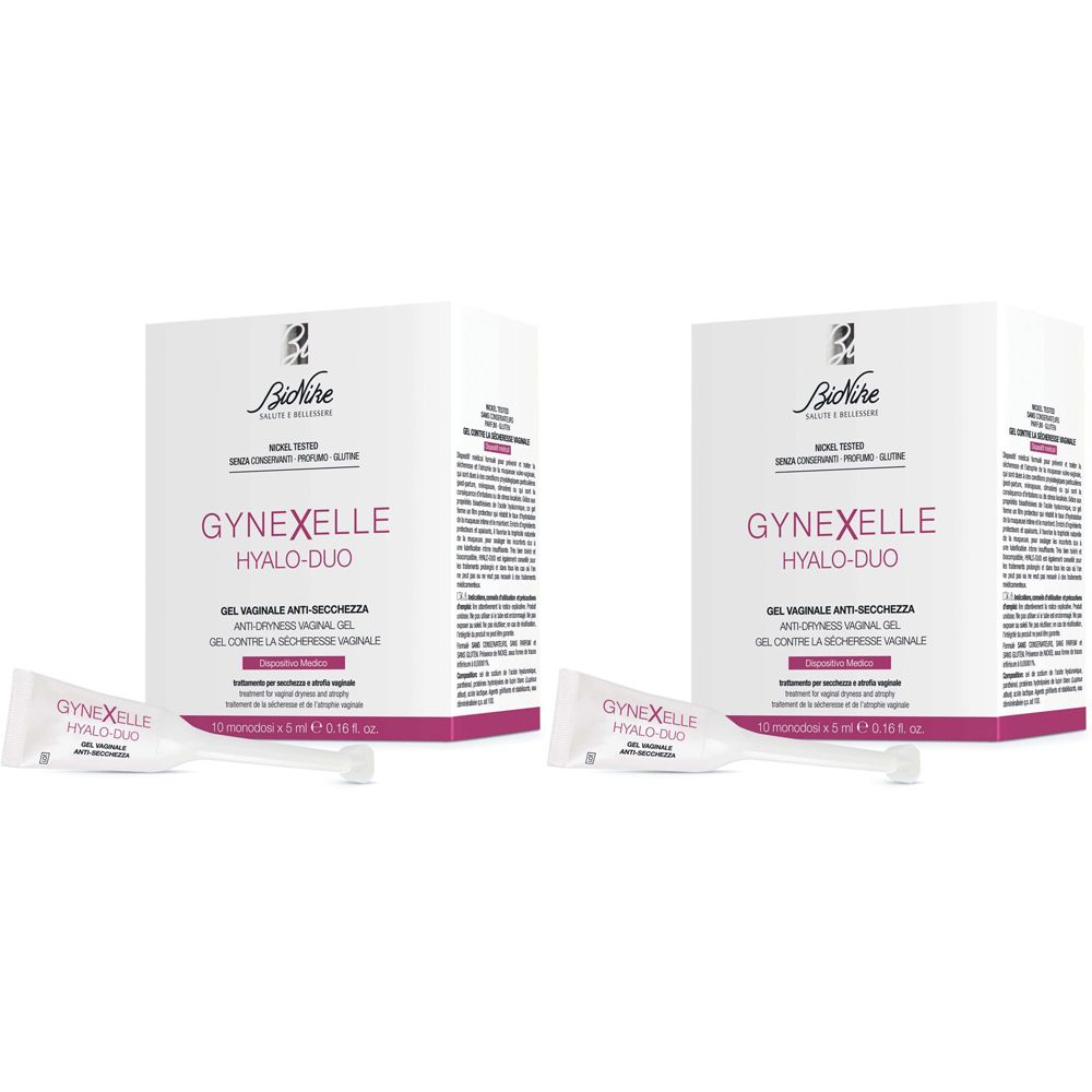 BioNike Hyalo-duo Gel Vaginale Anti-secchezza Set da 2