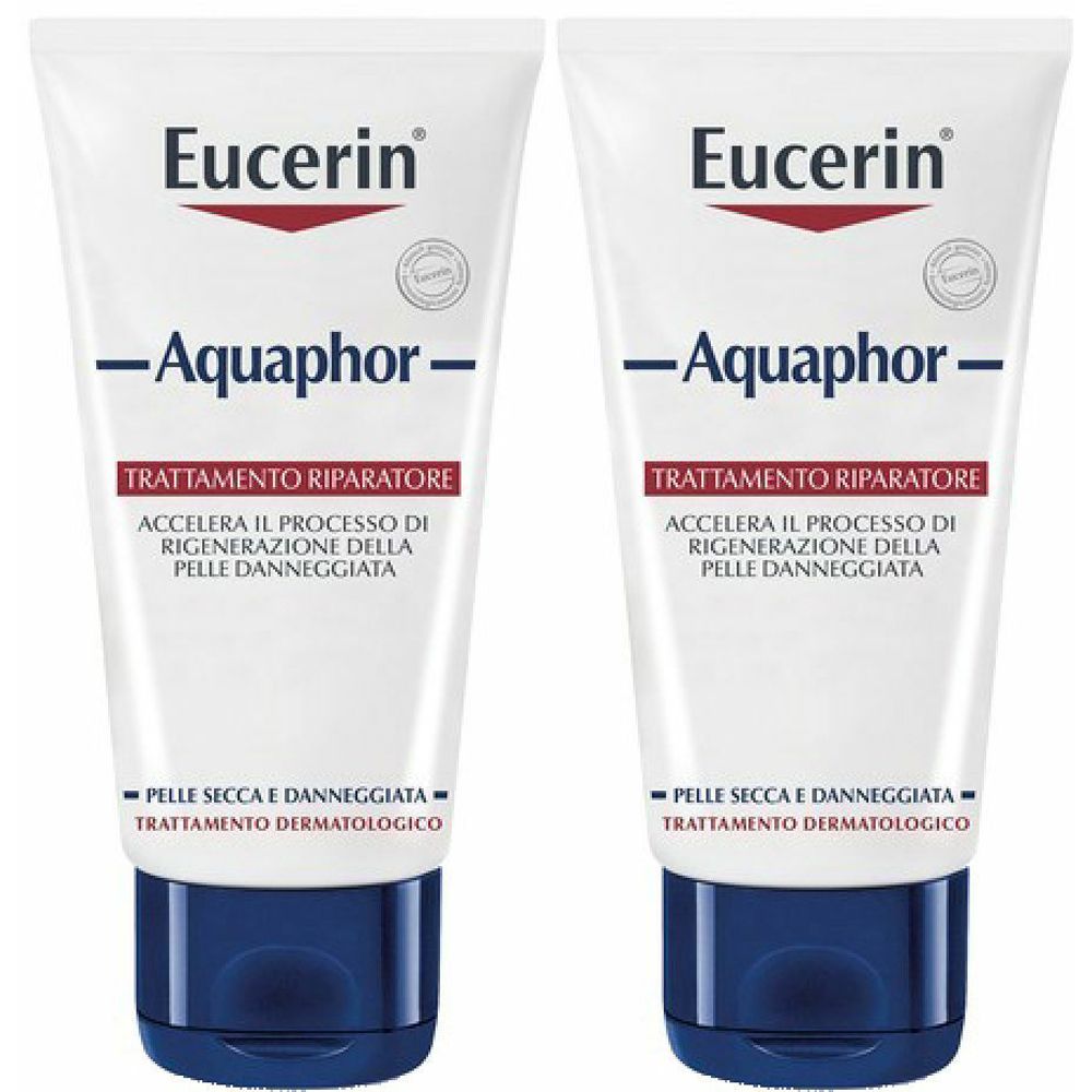 Eucerin Aquaphor Trattamento Riparatore Pelli Danneggiate 45 ml crema corpo Set da 2