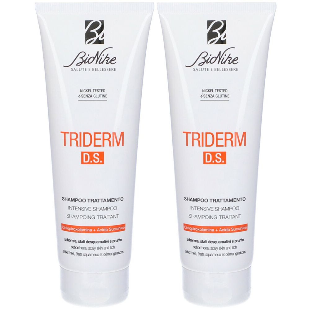 BioNike TRIDERM D.S. Shampoo Trattamento Set da 2