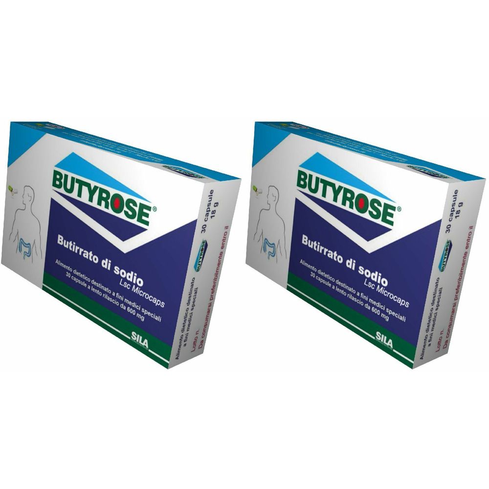 BUTYROSE® Butirrato di sodio Lsc® Microcaps Set da 2