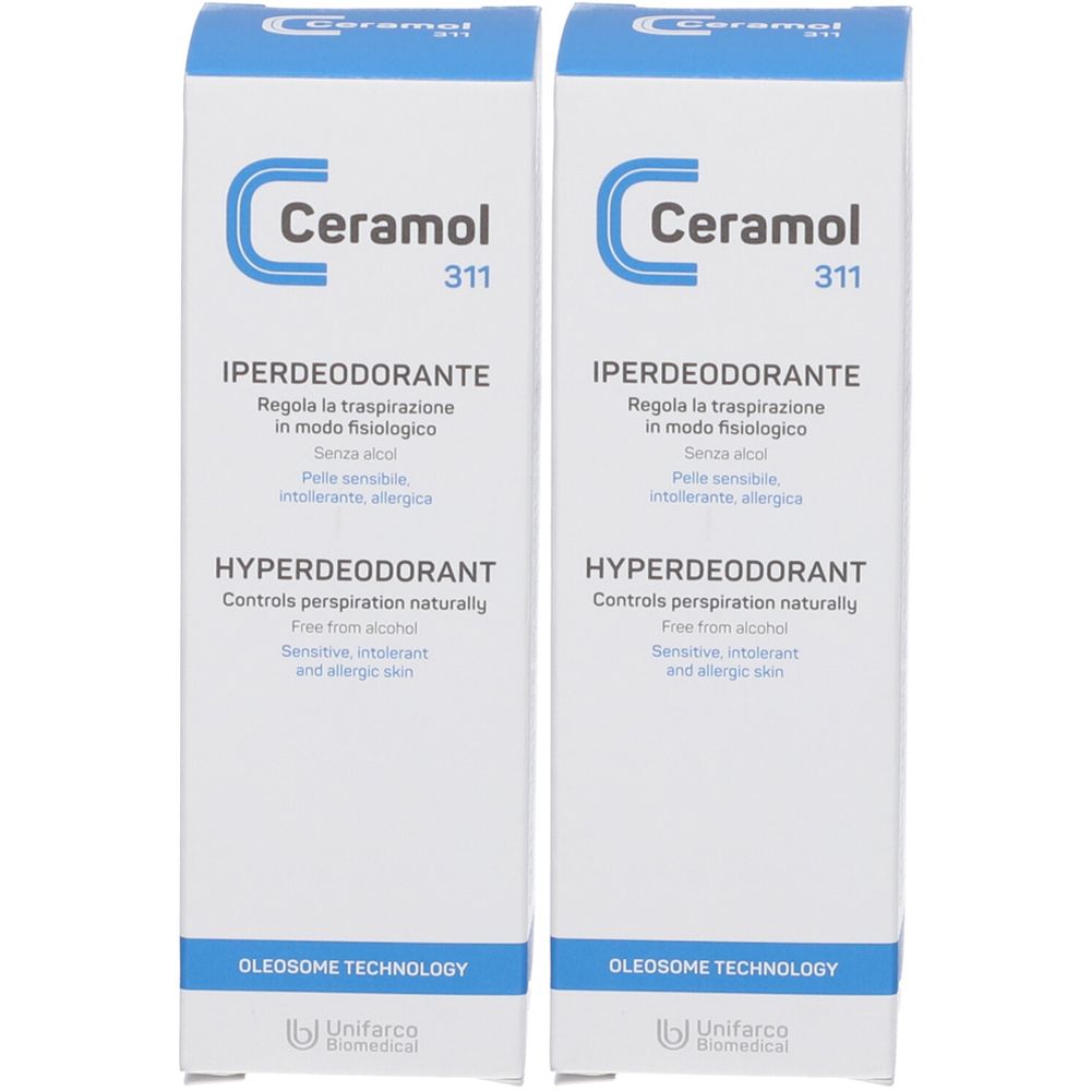 Ceramol 311 Iperdeodorante Set da 2