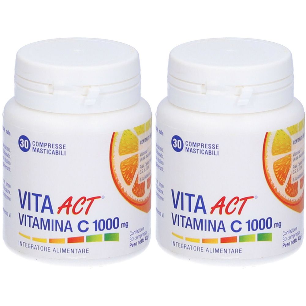 VITA Act® Vitamina C 1000 Integratore Alimentare Set da 2