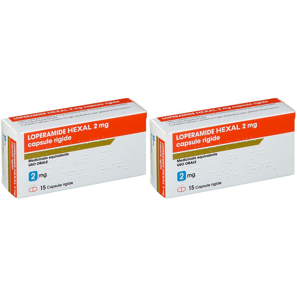 LOPERAMIDE HEXAL 2 mg Capsule rigide Set da 2