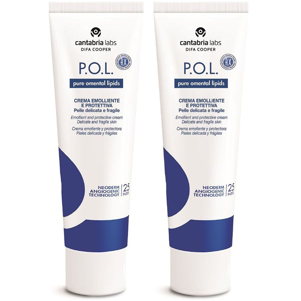 P.O.L. Crema Emolliente E Protettiva Set da 2