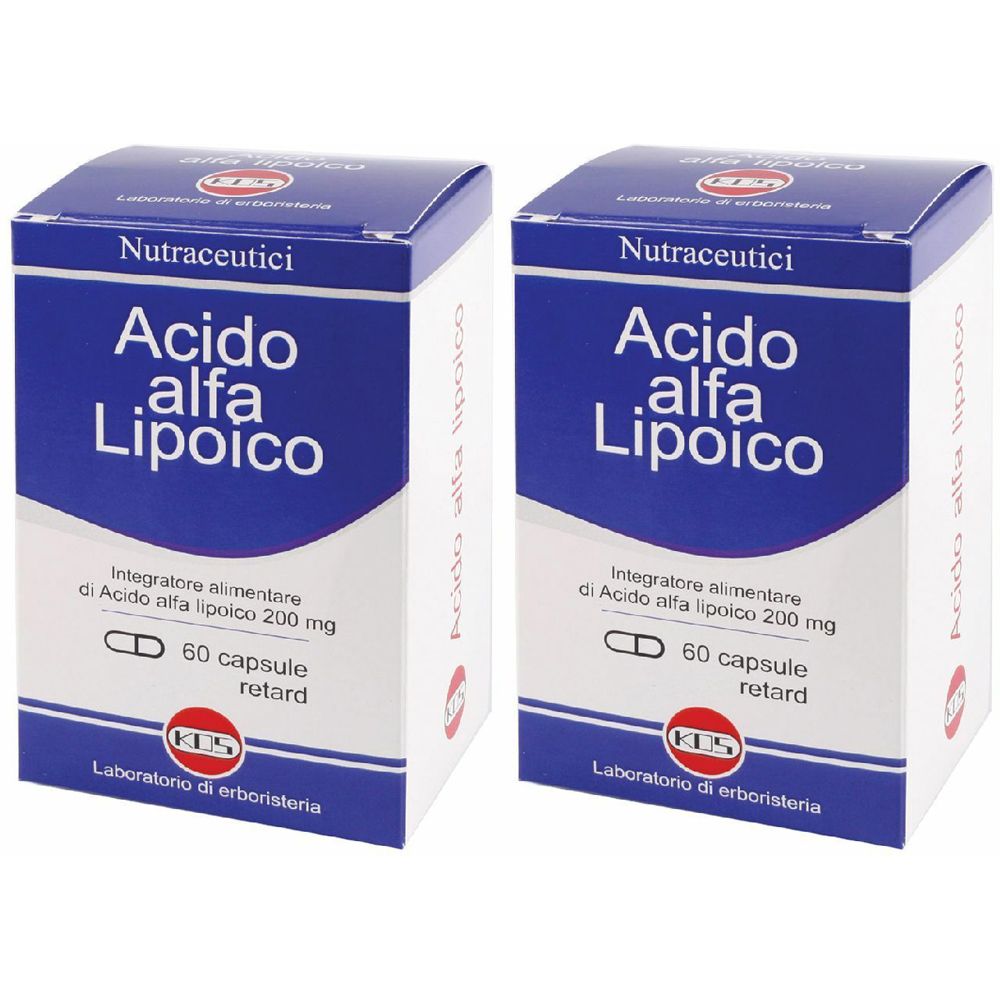 KOS Nutraceutici Acido Alfa-Lipoico Set da 2