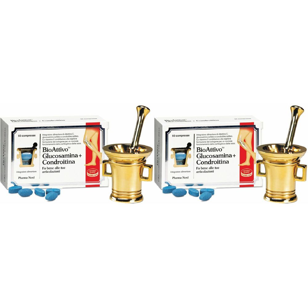 Pharma Nord BioAttivo Glucosamina+Condroitina Set da 2