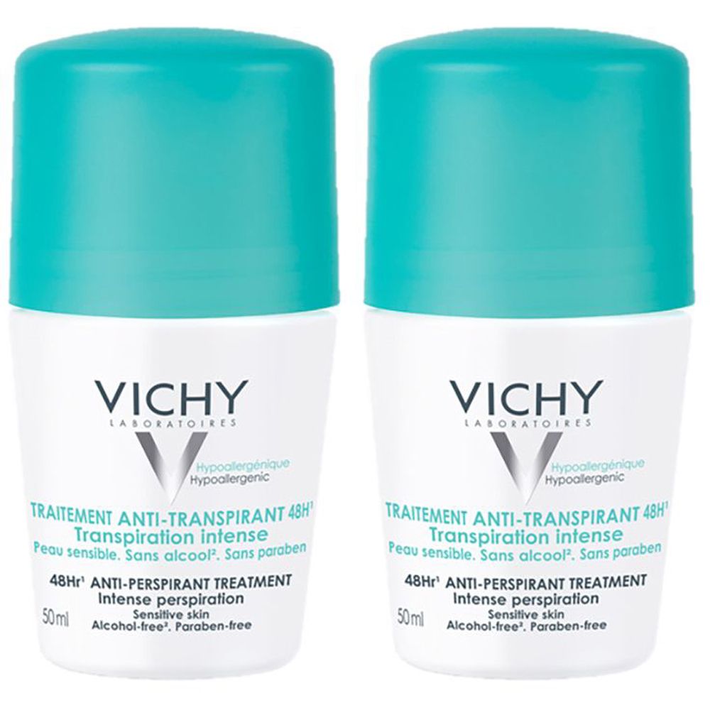 Vichy Deodorante antitraspirante 48H  - Roll -on 50 ml Set da 2