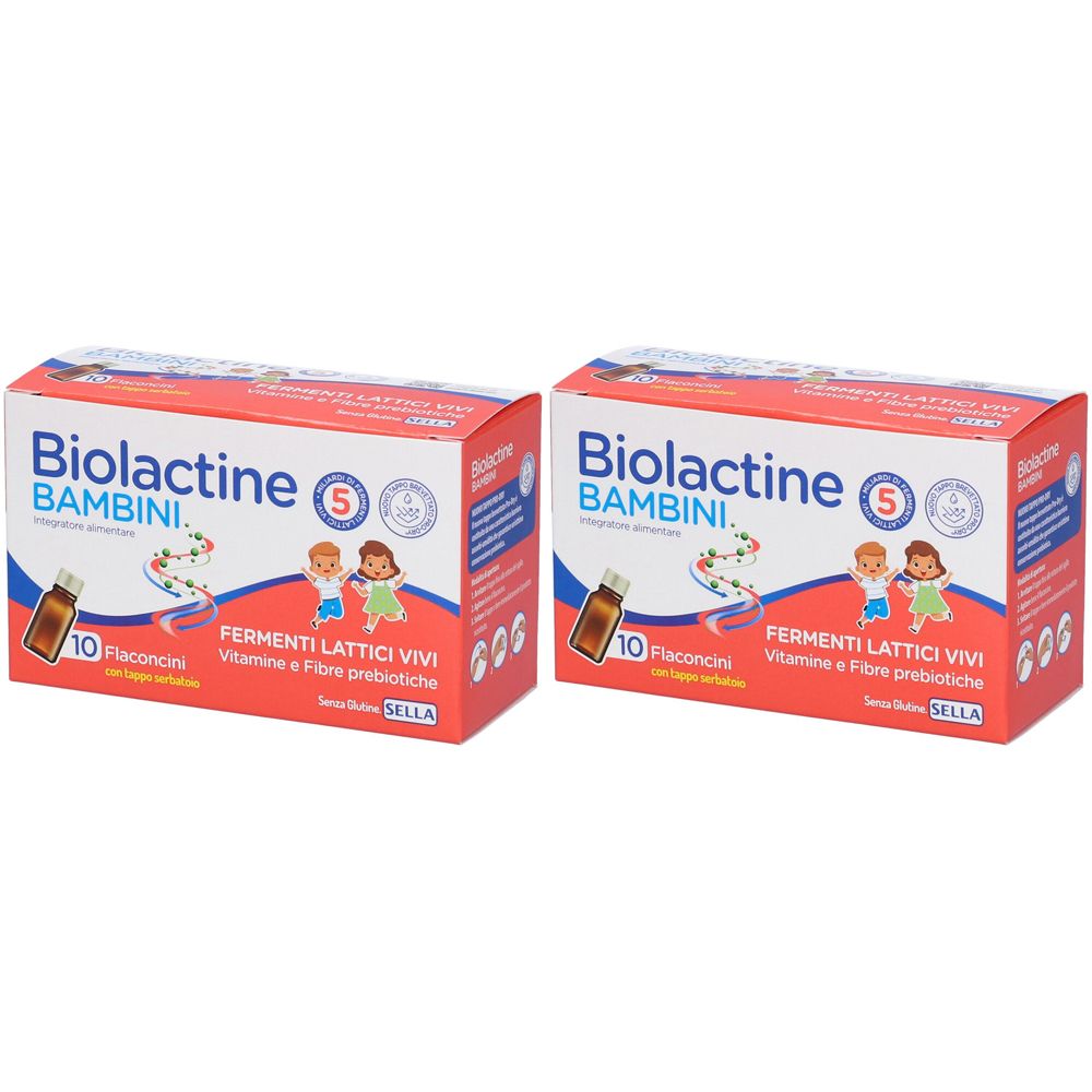 Biolactine Bambini Fermenti Lattici Set da 2