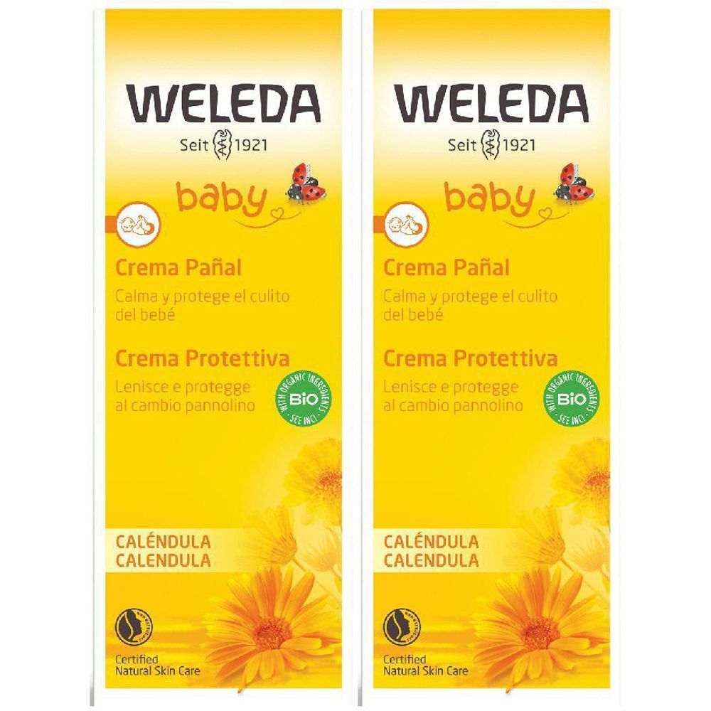 WELEDA Baby Crema Protettiva Calendula Set da 2