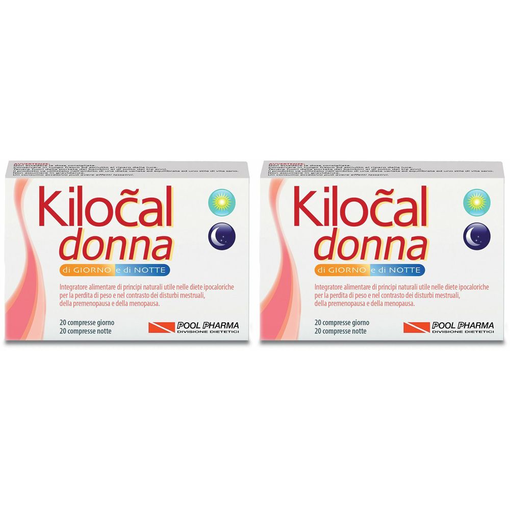 Kilocal donna di Giorno e di Notte Set da 2