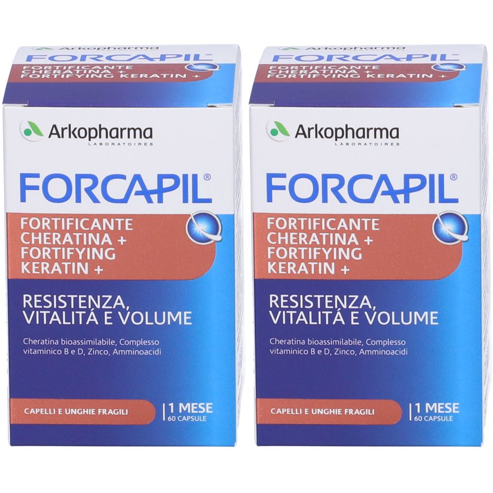 Arkopharma  Forcapil® Cheratina + Set da 2 - risparmia il 10% con il codice: ARKO10