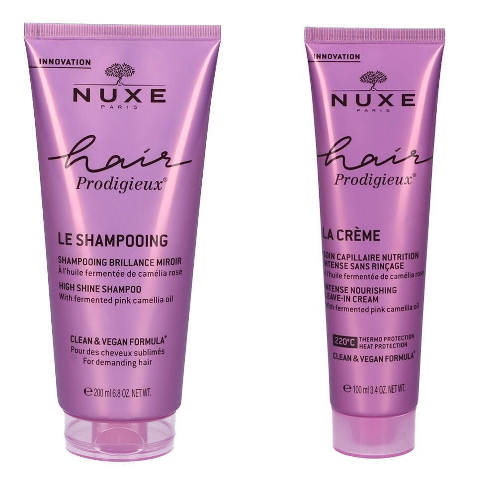 NUXE Hair Prodigieux® High Shine Shampoo + Trattamento Capelli Nutrizi
