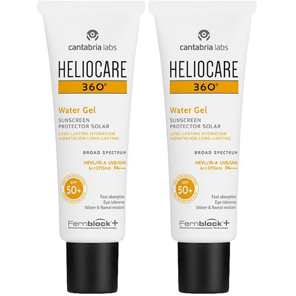 Heliocare 360° Water Gel Spf50+ 50Ml Set da 2